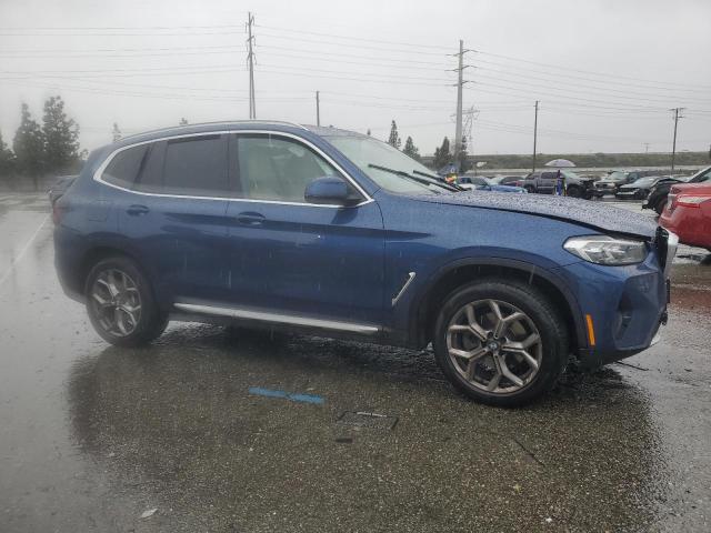 5UX43DP00N9K88206 - 2022 BMW X3 SDRIVE30I BLUE photo 4