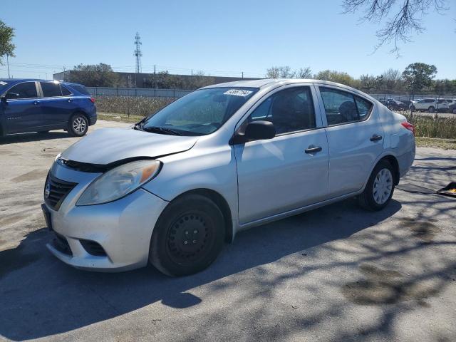 3N1CN7AP6EL845726 - 2014 NISSAN VERSA S SILVER photo 1