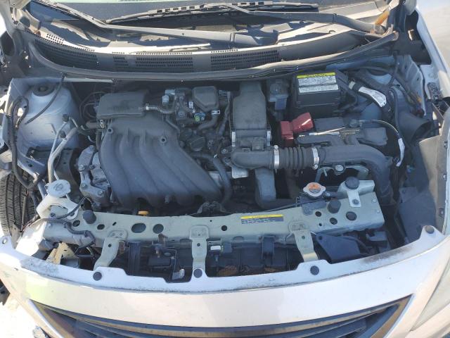 3N1CN7AP6EL845726 - 2014 NISSAN VERSA S SILVER photo 11