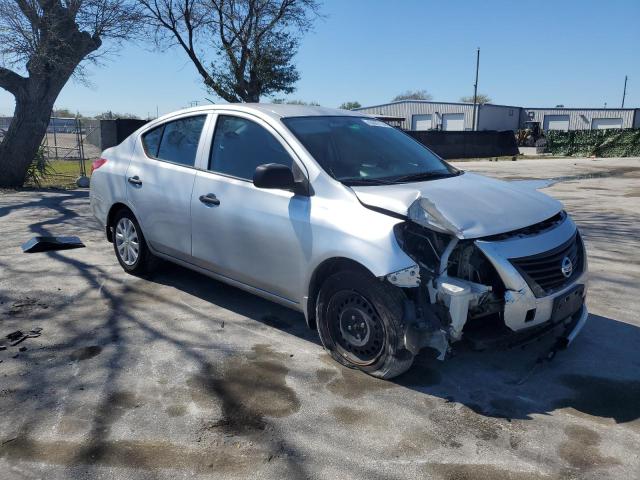 3N1CN7AP6EL845726 - 2014 NISSAN VERSA S SILVER photo 4