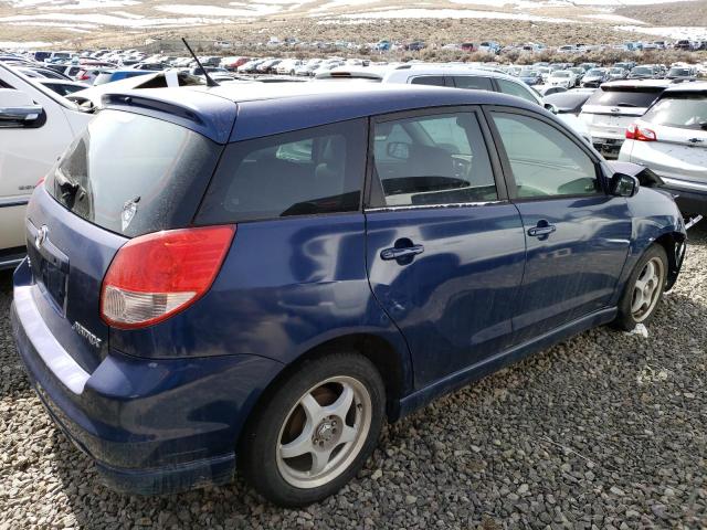 2T1KR32E34C262440 - 2004 TOYOTA COROLLA MA XR BLUE photo 3