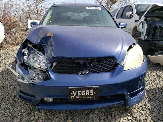 2T1KR32E34C262440 - 2004 TOYOTA COROLLA MA XR BLUE photo 5