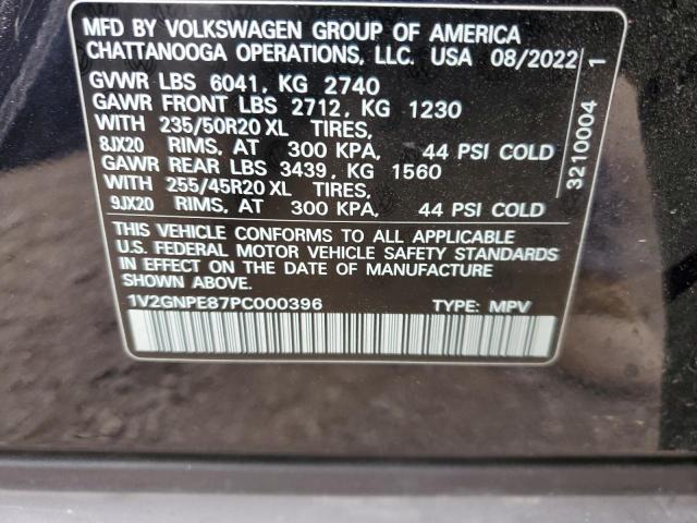 1V2GNPE87PC000396 - 2023 VOLKSWAGEN ID.4 PRO S 黑色 照片 13