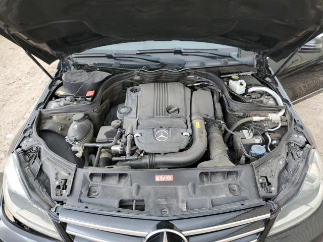 WDDGF4HB6EA961137 - 2014 MERCEDES-BENZ C 250 BLACK photo 11