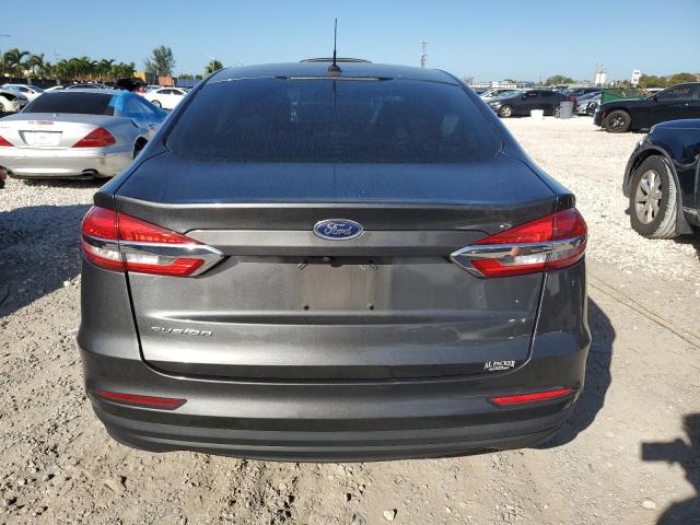 3FA6P0G72KR127849 - 2019 FORD FUSION S GRAY photo 6