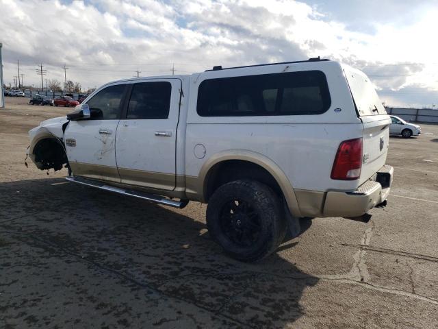 1C6RD7PT6CS158380 - 2012 DODGE RAM 1500 LONGHORN WHITE photo 2