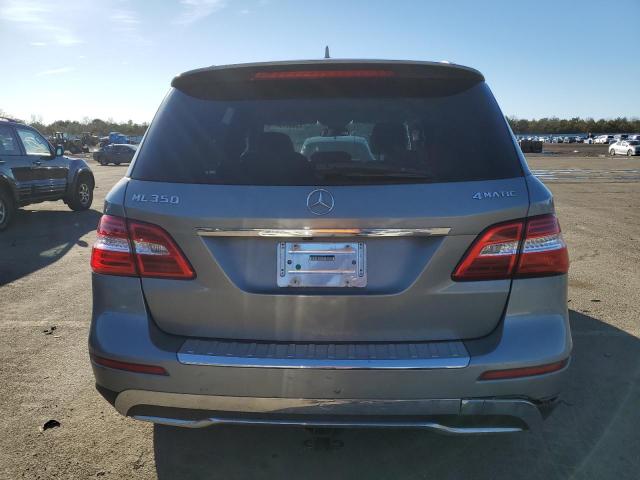 4JGDA5HB5CA030722 - 2012 MERCEDES-BENZ ML 350 4MATIC GRAY photo 6