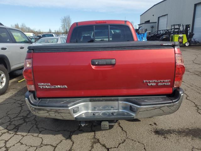 5TETU62N65Z031578 - 2005 TOYOTA TACOMA PRERUNNER ACCESS CAB RED photo 6