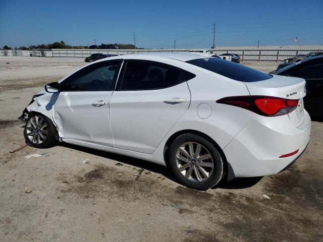 5NPDH4AEXFH633094 - 2015 HYUNDAI ELANTRA SE WHITE photo 2