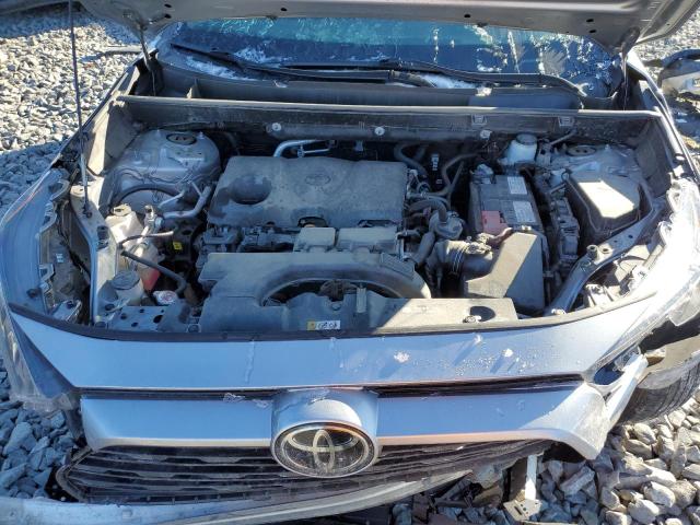 2T3G1RFV9KW061087 - 2019 TOYOTA RAV4 LE SILVER photo 12