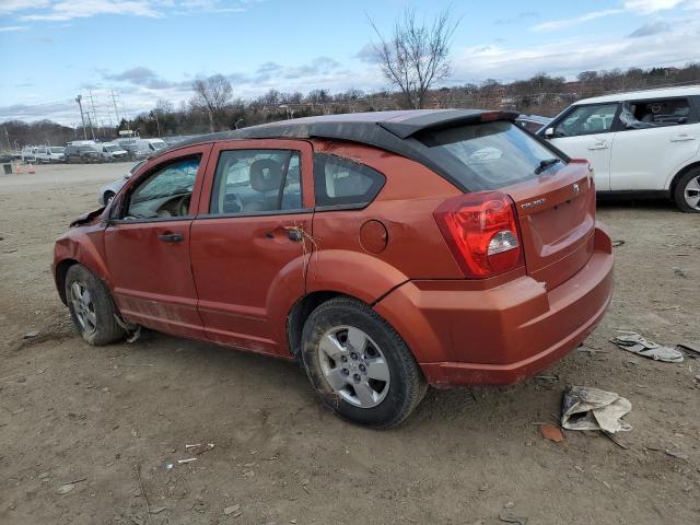 1B3HB28B28D641218 - 2008 DODGE CALIBER ORANGE photo 2