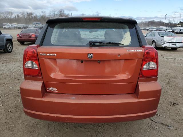 1B3HB28B28D641218 - 2008 DODGE CALIBER ORANGE photo 6