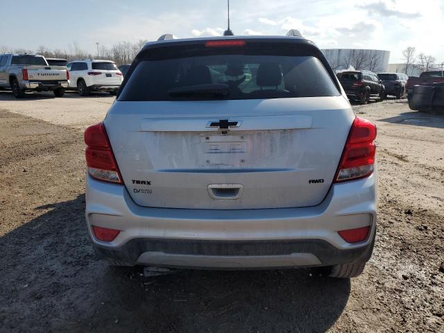 3GNCJPSB2KL193959 - 2019 CHEVROLET TRAX 1LT SILVER photo 6