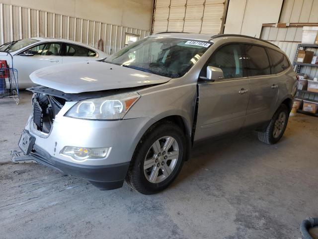 1GNKRGED9CJ190079 - 2012 CHEVROLET TRAVERSE LT SILVER photo 1