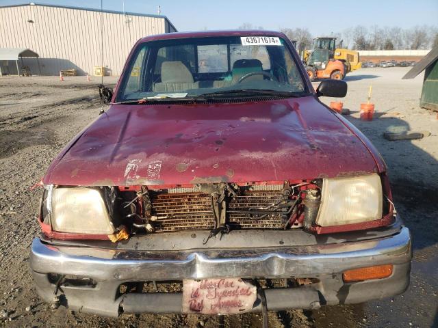 4TANL42N7XZ519867 - 1999 TOYOTA TACOMA RED photo 5