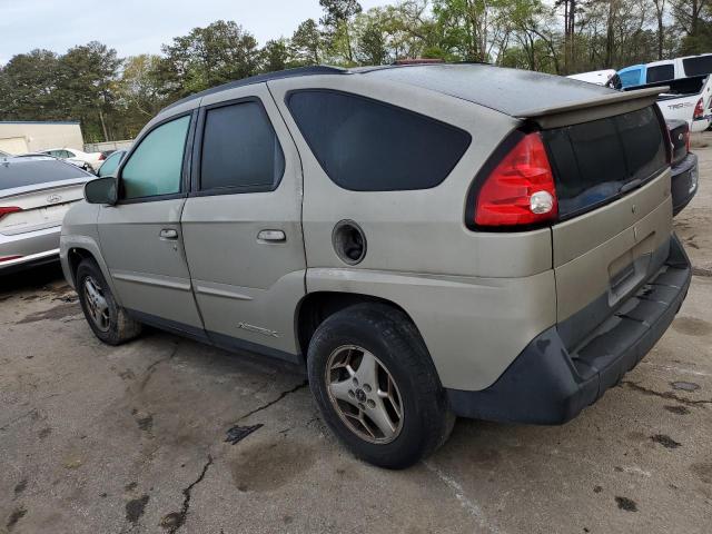 3G7DB03E85S514342 - 2005 PONTIAC AZTEK TAN photo 2