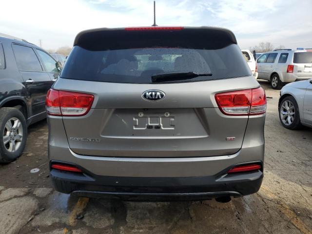 5XYPG4A30HG246126 - 2017 KIA SORENTO LX GRAY photo 6