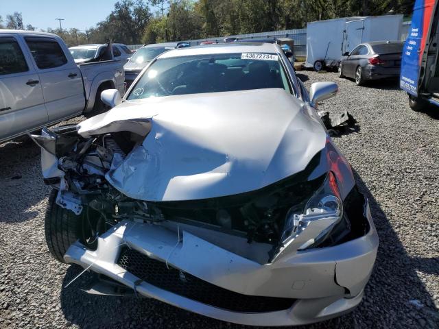 JTHBK262695090230 - 2009 LEXUS IS 250 SILVER photo 5