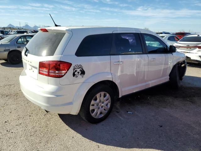 3C4PDCAB6ET258490 - 2014 DODGE JOURNEY SE WHITE photo 3