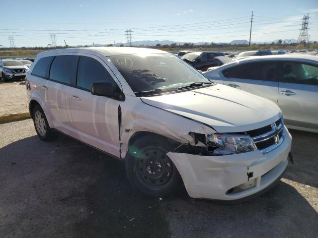 3C4PDCAB6ET258490 - 2014 DODGE JOURNEY SE WHITE photo 4