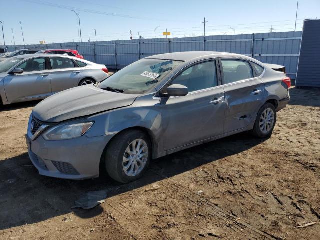 3N1AB7AP1JY218753 - 2018 NISSAN SENTRA S GRAY photo 1