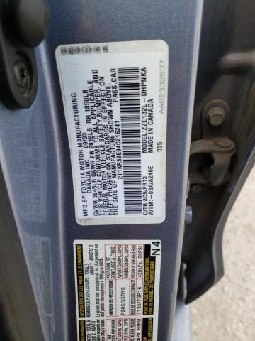 2T1KR32E94C216241 - 2004 TOYOTA COROLLA MA XR TURQUOISE photo 12