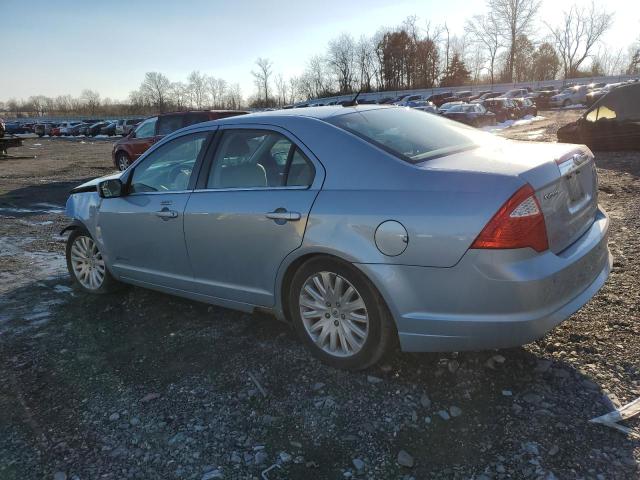 3FADP0L33BR176410 - 2011 FORD FUSION HYBRID TURQUOISE photo 2