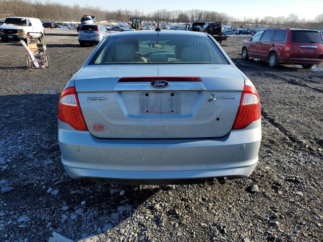 3FADP0L33BR176410 - 2011 FORD FUSION HYBRID TURQUOISE photo 6