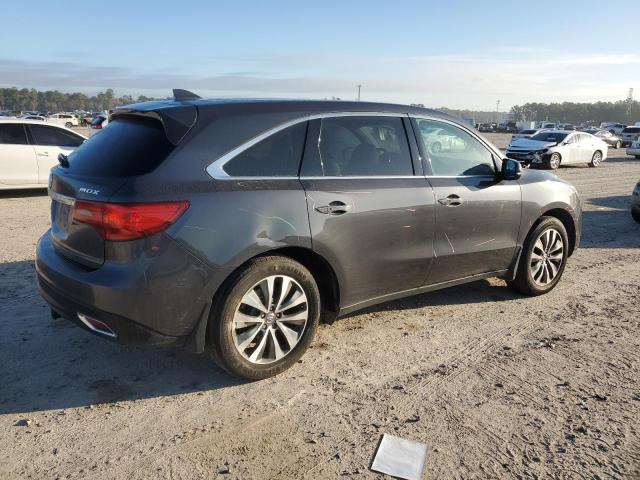 5FRYD3H4XFB004906 - 2015 ACURA MDX TECHNOLOGY CHARCOAL photo 3
