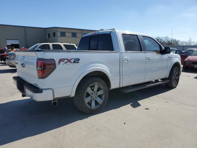 1FTFW1CFXDKF52100 - 2013 FORD F150 SUPERCREW WHITE photo 3