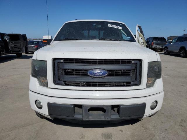 1FTFW1CFXDKF52100 - 2013 FORD F150 SUPERCREW WHITE photo 5