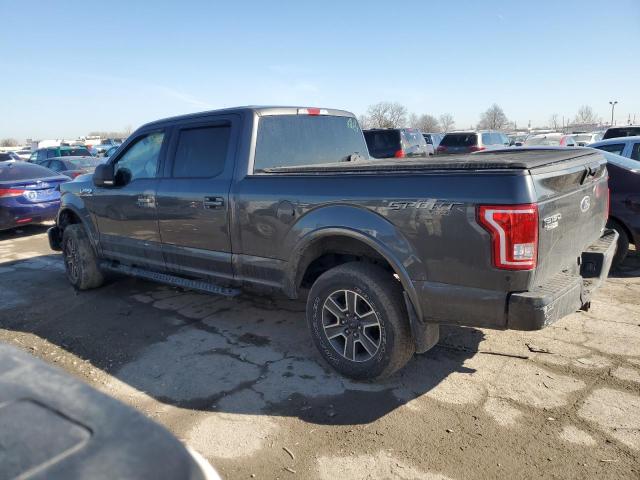 1FTFW1EF1GFC62676 - 2016 FORD F150 SUPERCREW CHARCOAL photo 2