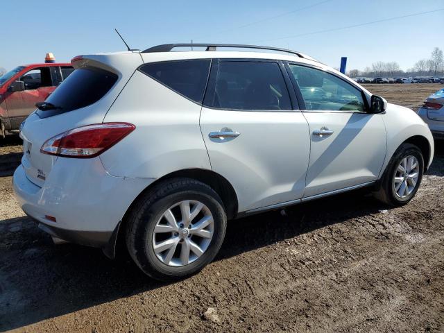 JN8AZ1MW0CW202227 - 2012 NISSAN MURANO S WHITE photo 3