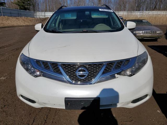 JN8AZ1MW0CW202227 - 2012 NISSAN MURANO S WHITE photo 5