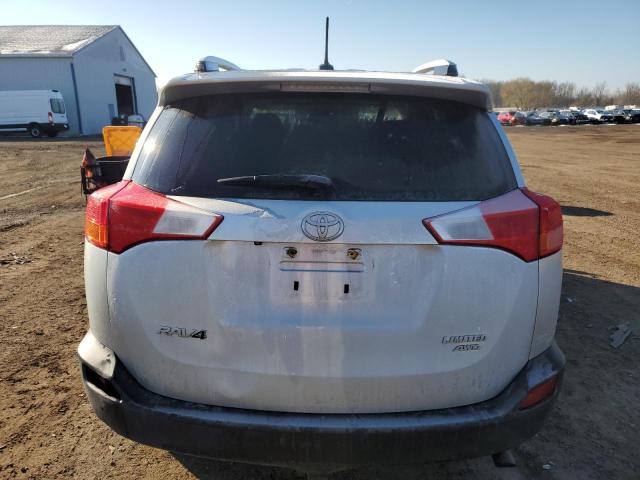 JTMDFREV1FD098613 - 2015 TOYOTA RAV4 LIMITED SILVER photo 6