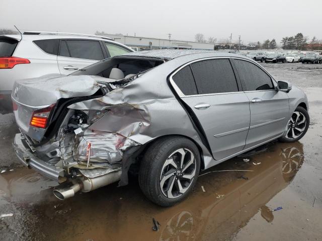 1HGCR3F02HA017451 - 2017 HONDA ACCORD EXL SILVER photo 3