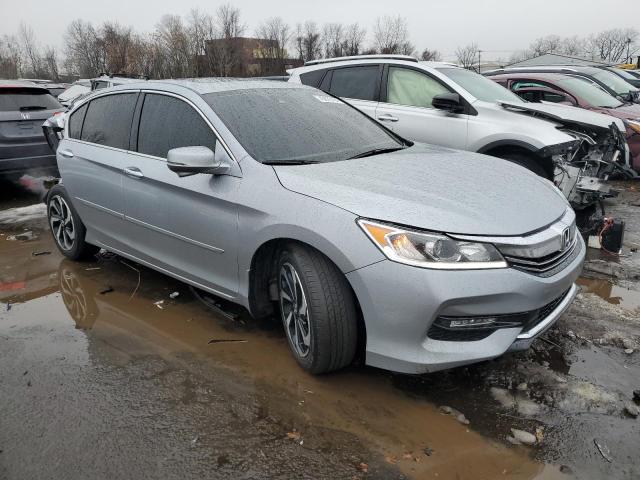 1HGCR3F02HA017451 - 2017 HONDA ACCORD EXL SILVER photo 4