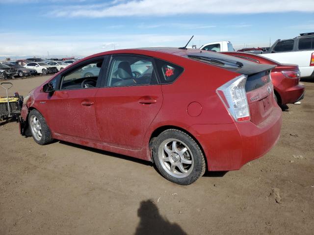 JTDKN3DU6A0034292 - 2010 TOYOTA PRIUS Qırmızı foto 2