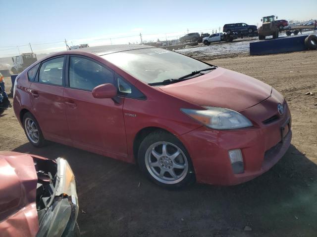 JTDKN3DU6A0034292 - 2010 TOYOTA PRIUS RED photo 4