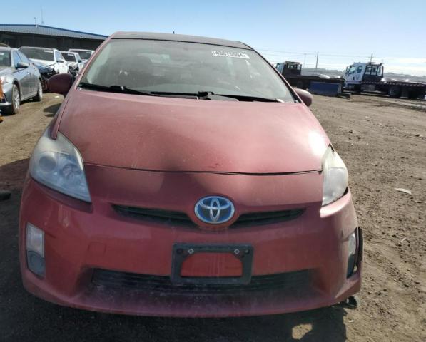 JTDKN3DU6A0034292 - 2010 TOYOTA PRIUS RED photo 5