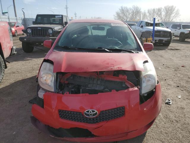 JTDJT923785199022 - 2008 TOYOTA YARIS RED photo 5