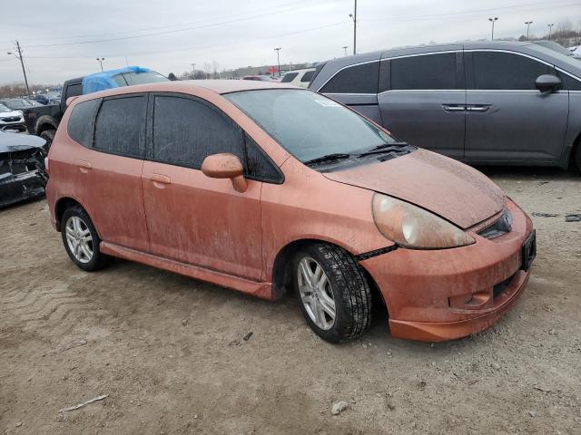 JHMGD38617S011499 - 2007 HONDA FIT S 橙色 照片 4