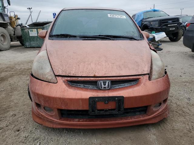 JHMGD38617S011499 - 2007 HONDA FIT S 橙色 照片 5