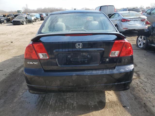 2HGES26804H590292 - 2004 HONDA CIVIC EX BLACK photo 6