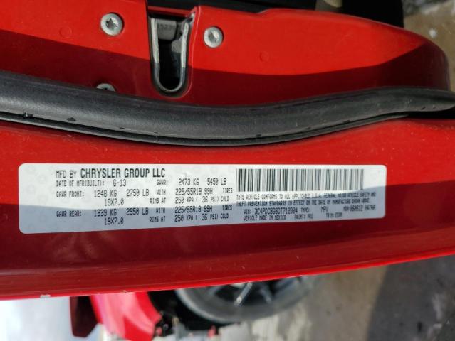 3C4PDCBG6DT712004 - 2013 DODGE JOURNEY SXT RED photo 14