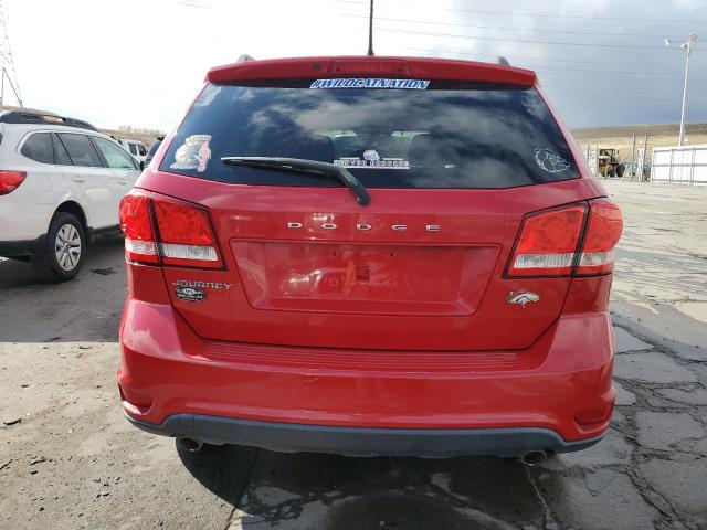 3C4PDCBG6DT712004 - 2013 DODGE JOURNEY SXT RED photo 6