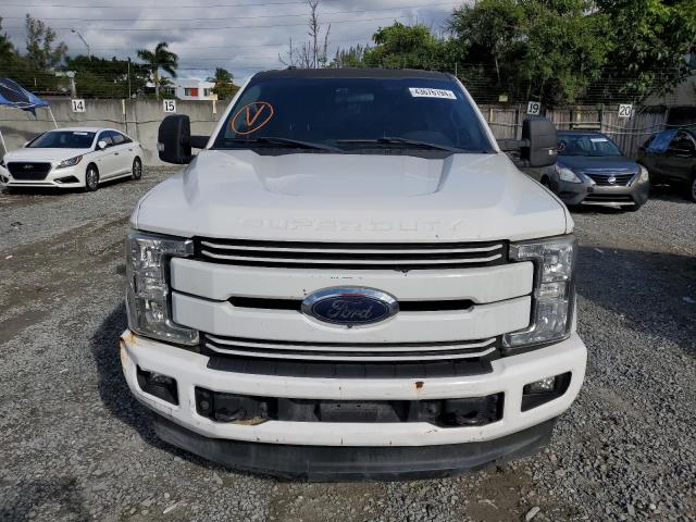 1FT7W2BT5KEE34646 - 2019 FORD F250 SUPER DUTY WHITE photo 5