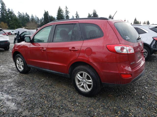 5XYZGDABXBG052338 - 2011 HYUNDAI SANTA FE GLS RED photo 2