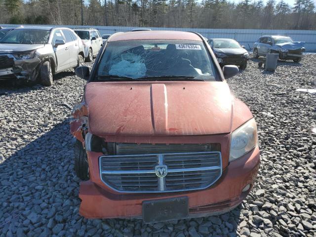 1B3CB5HA7AD614881 - 2010 DODGE CALIBER HEAT ORANGE photo 5