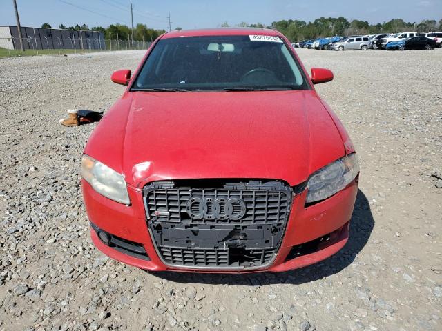 WAUAF78E76A231747 - 2006 AUDI A4 2 TURBO RED photo 5